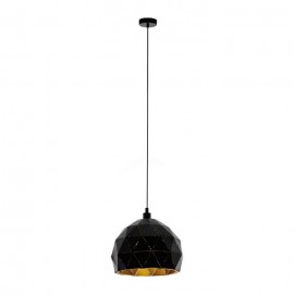 Eglo-ROCCAFORTE Medium ( 300mm ) Pendant Light - Steel